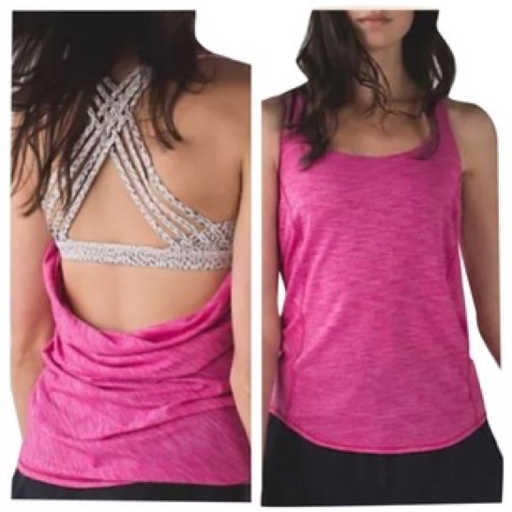 NWOT lululemon | 2 | Wild Tank | Pink & Snakeskin
